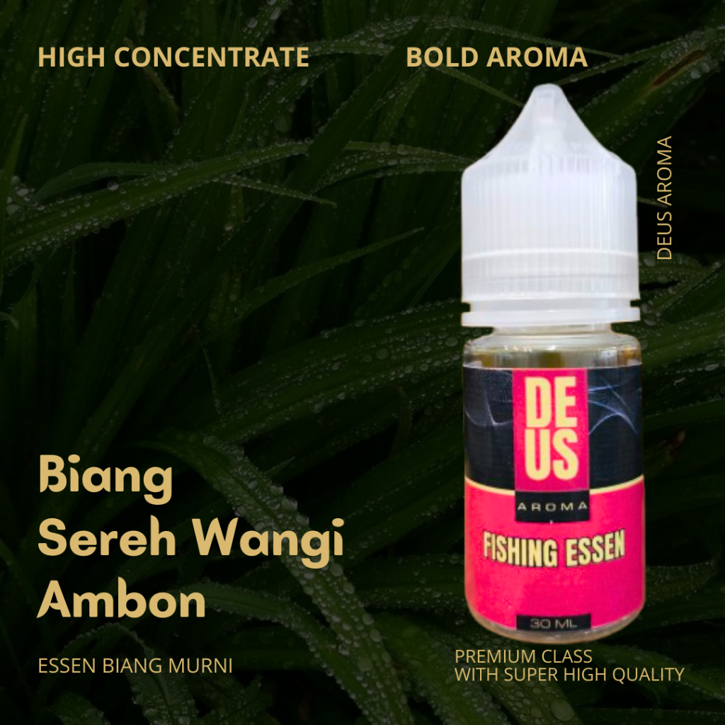 Essen Biang Deus SEREH WANGI AMBON Untuk Memancing Bawal Patin Lele Mas Nila