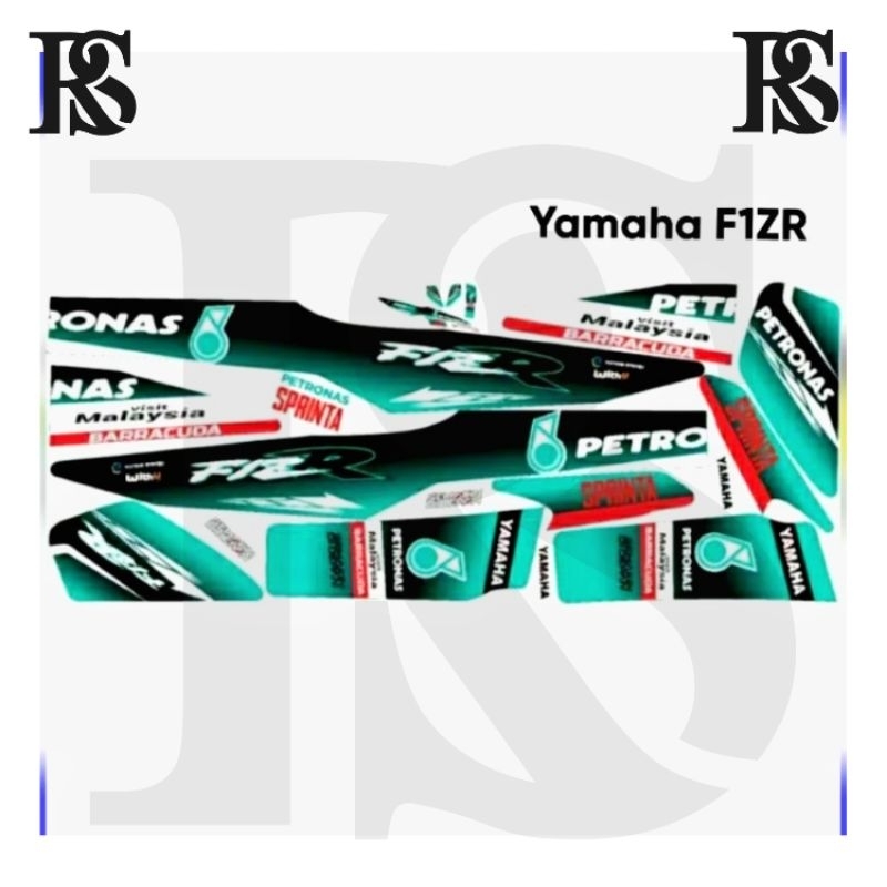 RIZKI_STICKER JUAL STIKER F1ZR MOTIF PETRONAS BUAT LIS COVER / LIS BODY STRIPING VARIASI MURAH