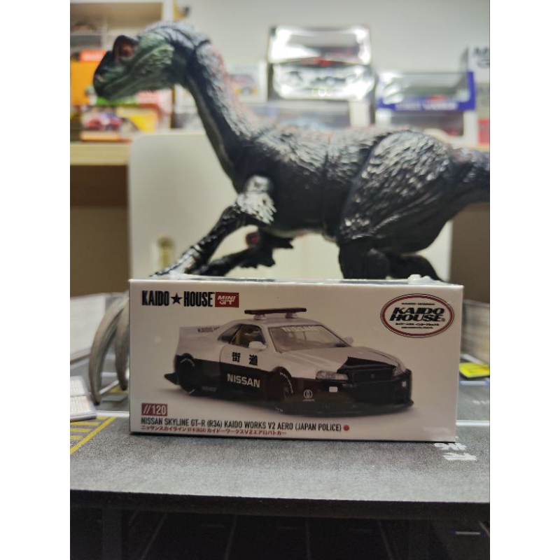 minigt kaido house nissan Skyline GT-R r34 aero v2 japan police