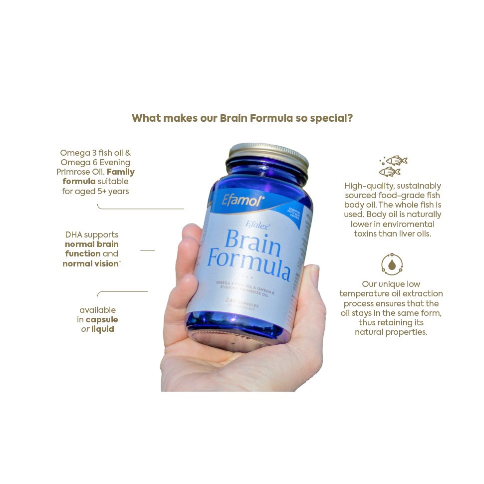 Efamol Efalex Brain Formula - MADE IN UK