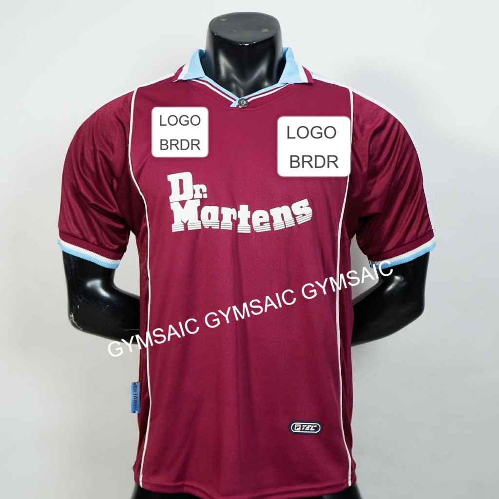 JERSEY RETRO WESTHAM HOME 1999 2000
