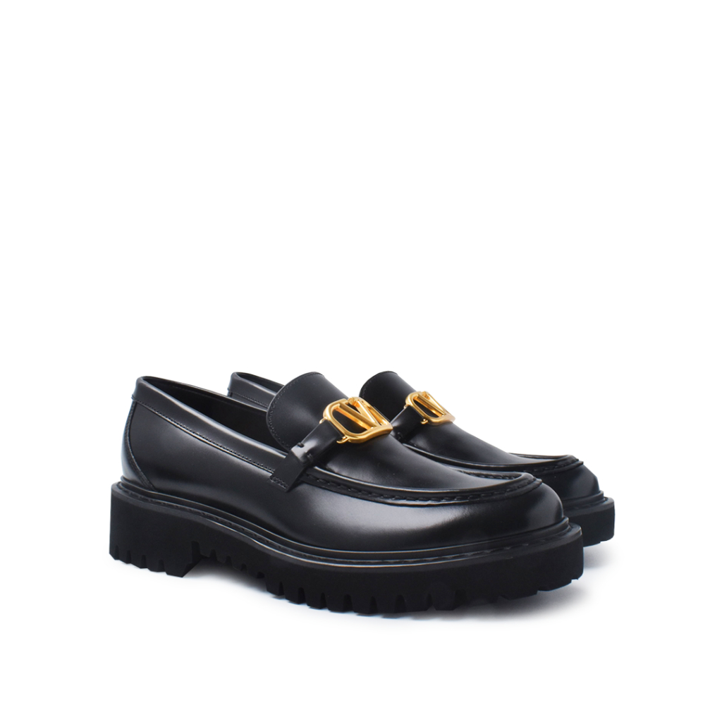 Vlogo signature loafer calfskin leather
