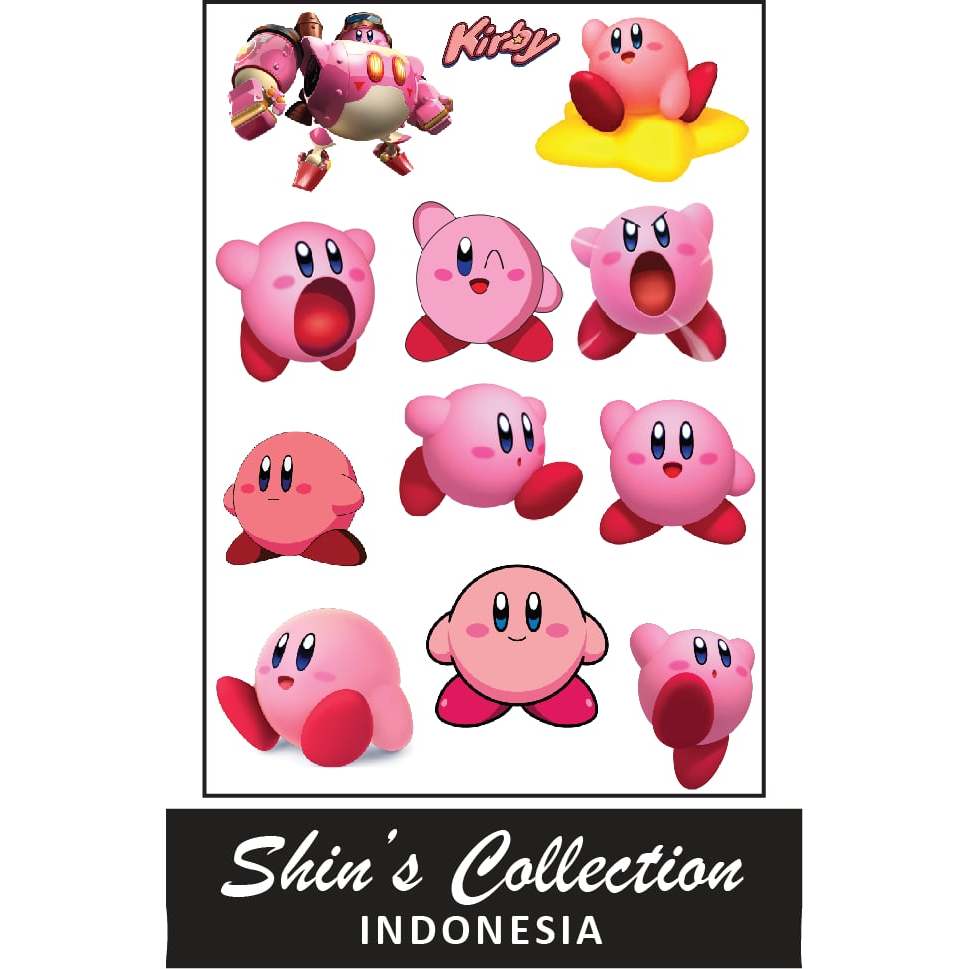 

Sticker stiker Kirby animasi game 1 pc