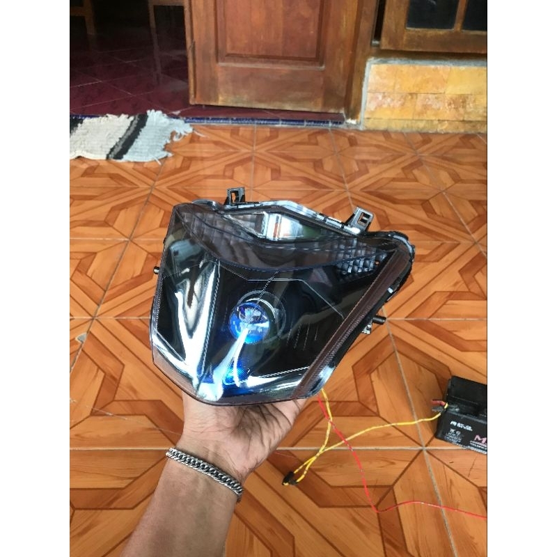 reflektor beat esp 2016-2019 custom lampu H4