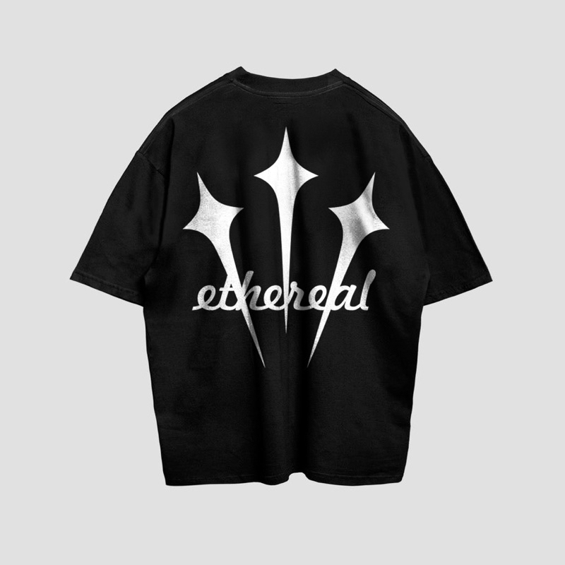 ETHEREAL - Kaos Oversize Pria Distro Oversized Tshirt Wanita Unisex ETHEREAL