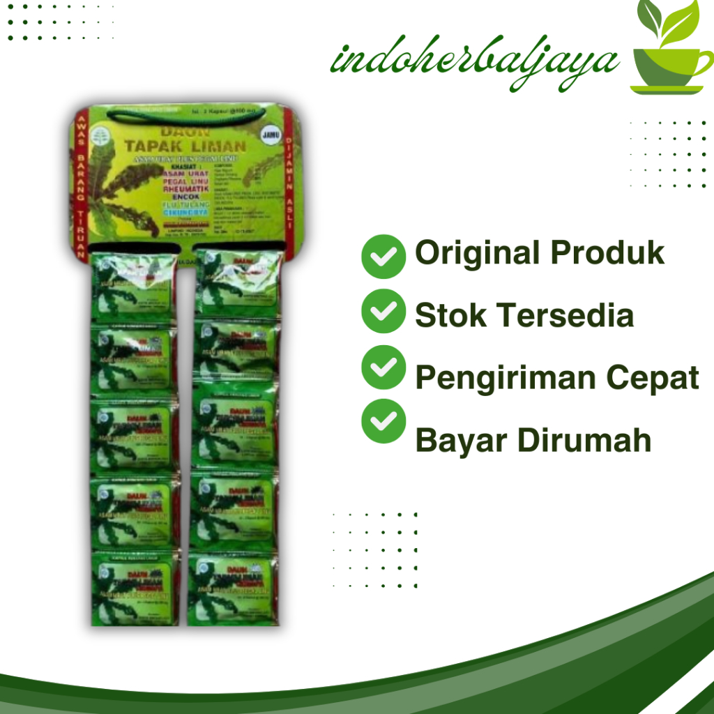 

Daun Tapak Liman Kapsul Original 20 Sachet