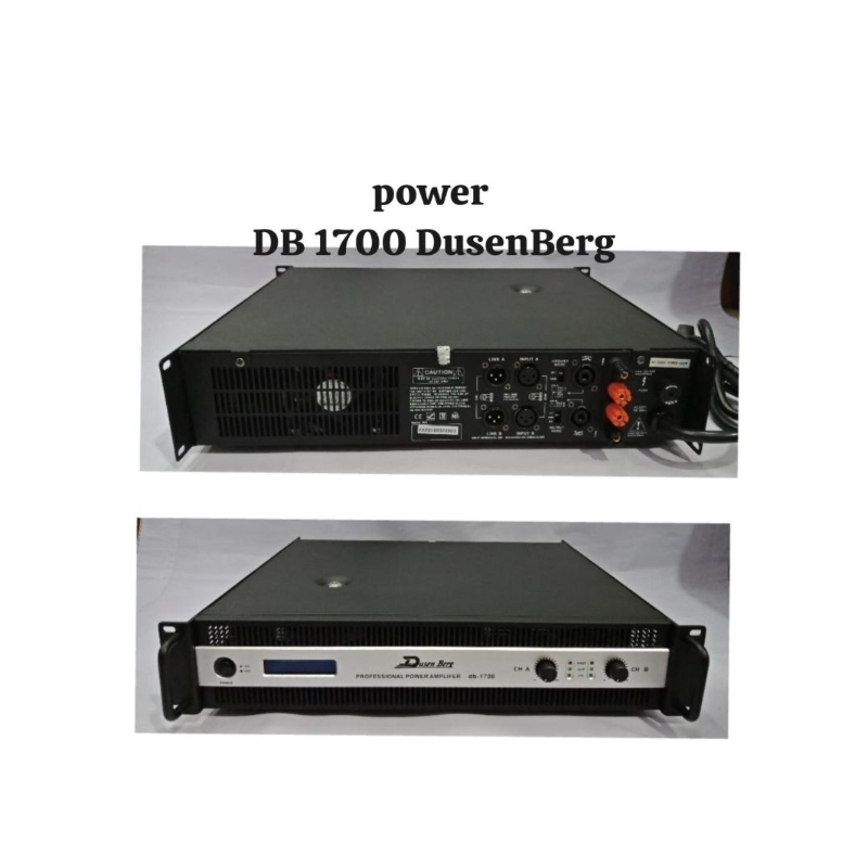 Power DUSENBERG DB 1700 Power Amplifier Original Dusenberg