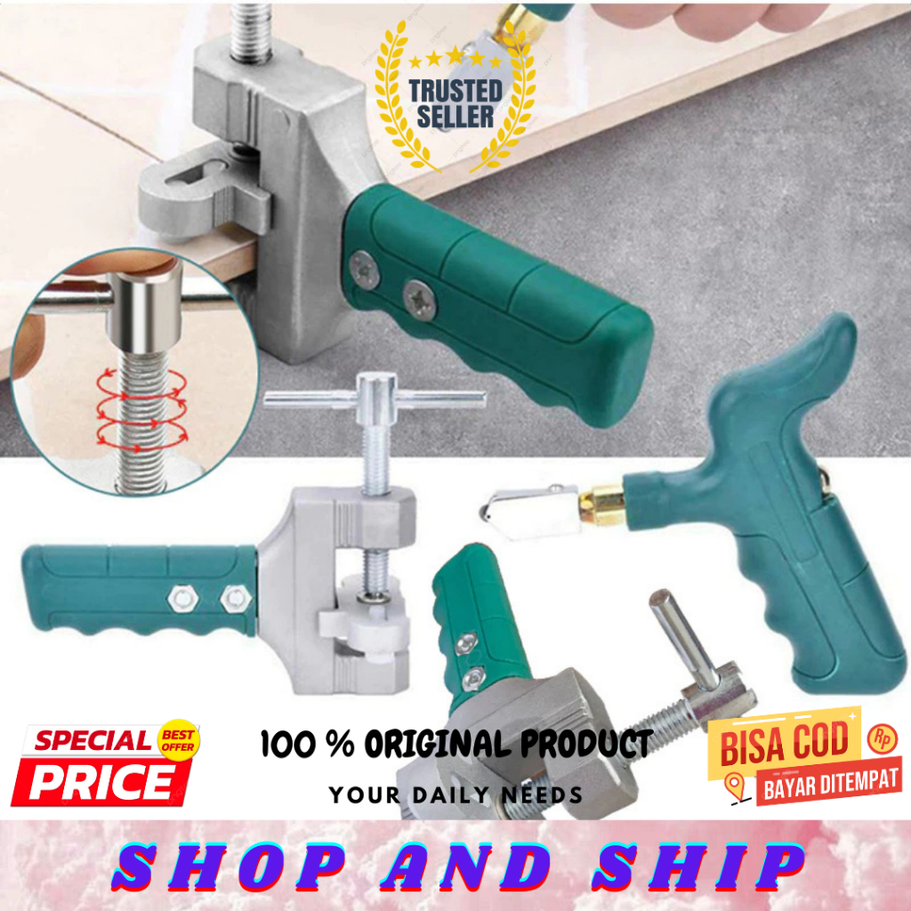 Alat Pemotong Kaca Ubin Keramik Manual Multifungsi Mudah dan presisi ORIGINAL SAS