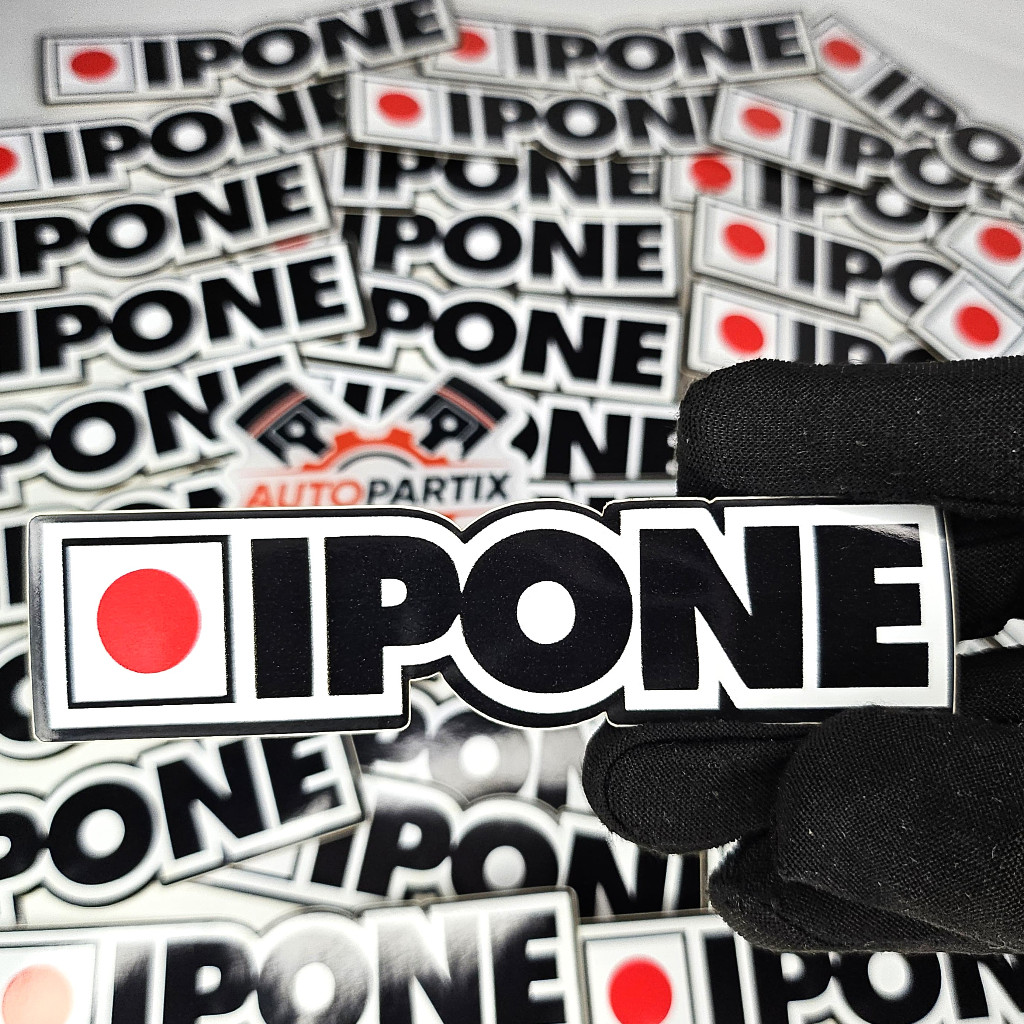 STIKER IPONE STICKER OLI MOTOR IPONE JAPAN JEPANG
