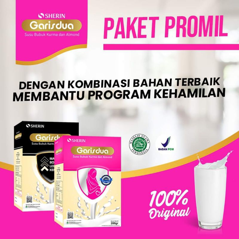 

Susu Garisdua Susu Kambing Etawa Promil - PROMO BUNDLING 2pcs PRIA & WANITA