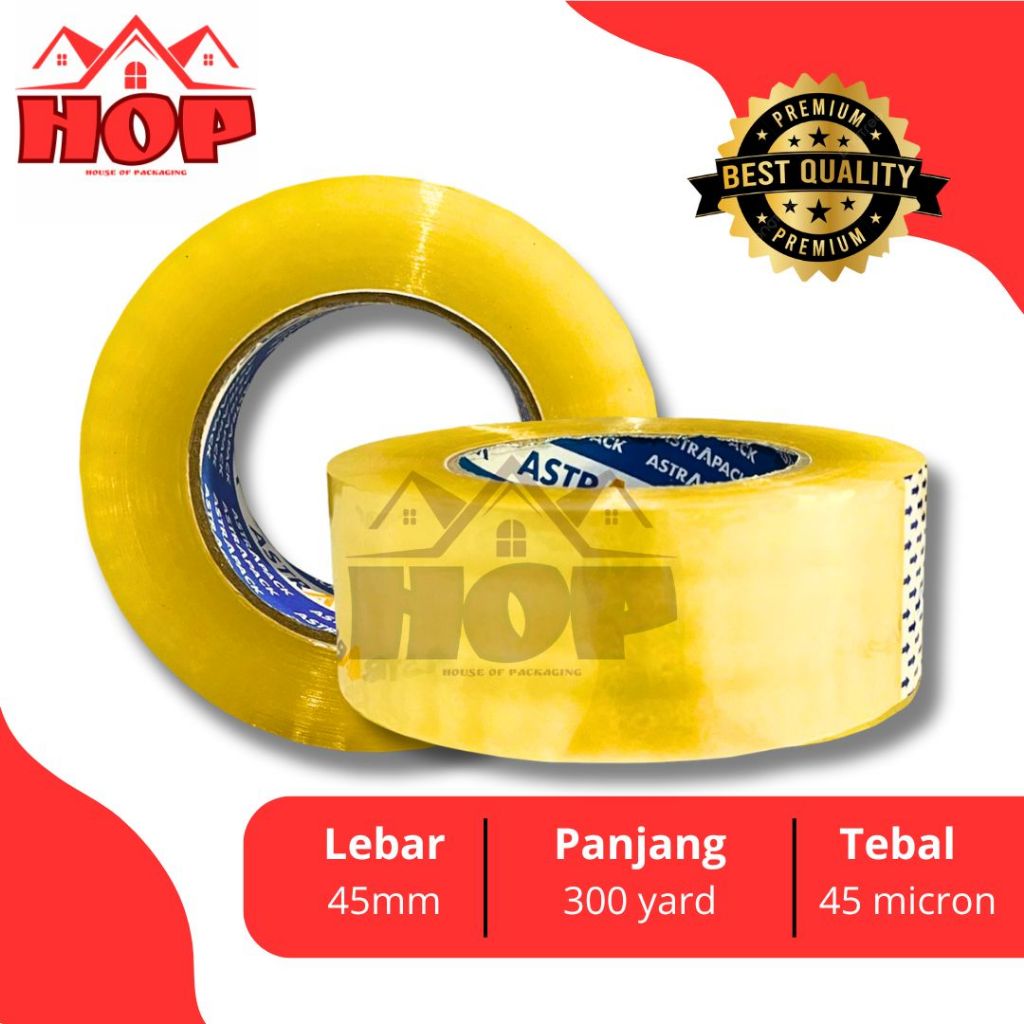 

LAKBAN BENING-LAKBAN COKELAT EKONOMIS 45MM X 300 YARD JUMBO ASTRAPACK KUALITAS DAIMARU LENGKET TERMURAH