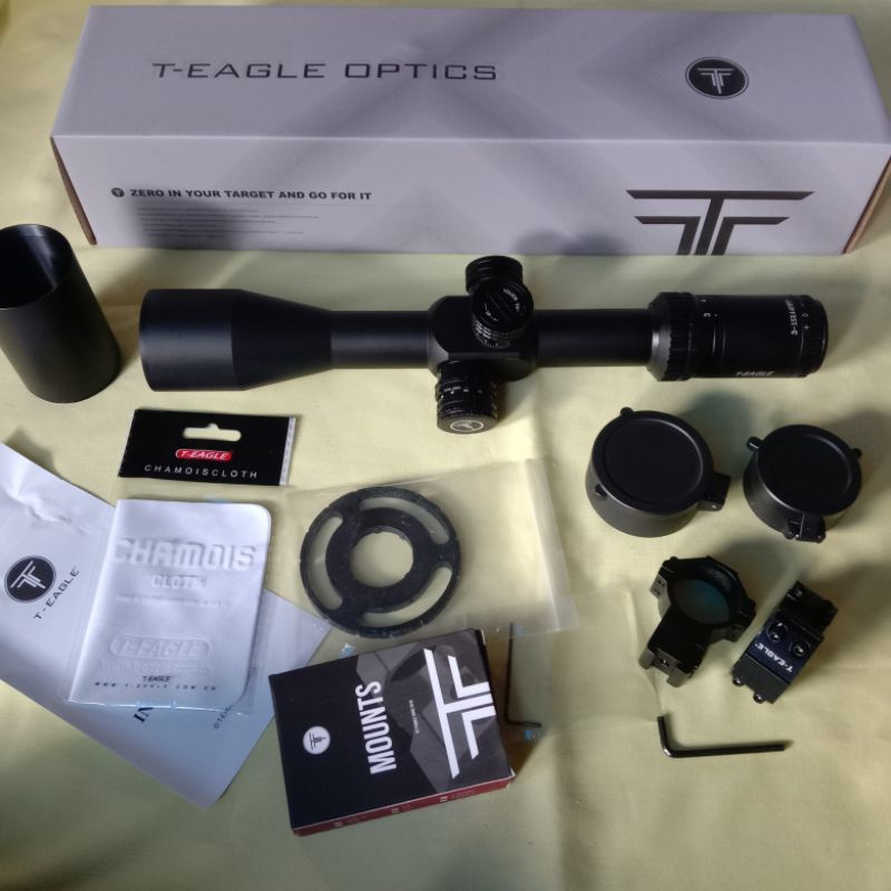 Telescope t eagle 3-15x44 ffp Ir lampu titik