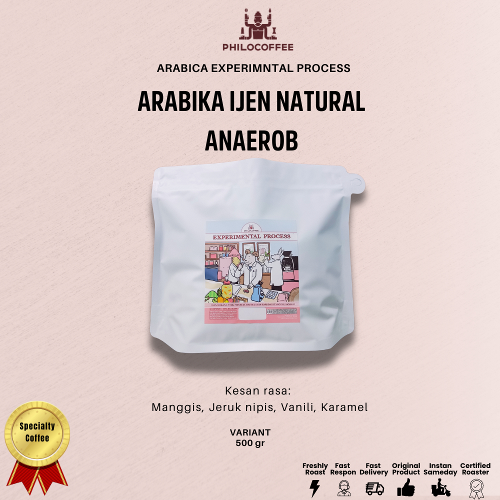 

Biji Kopi Arabika Ijen Natural Anaerob 500g
