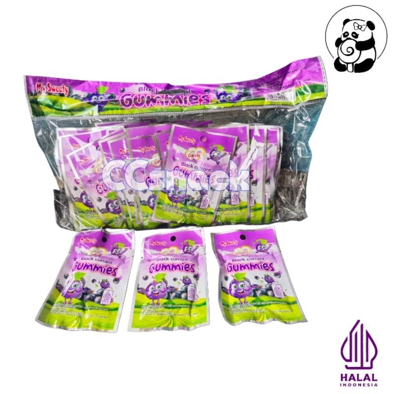

MY SWEETY BLACKCURRANT GUMMIES PAK ISI 30