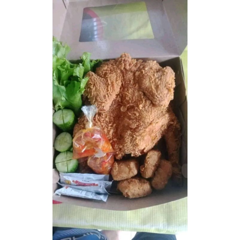 

bumbu lengkap tepung frid ciken untuk 1 kg