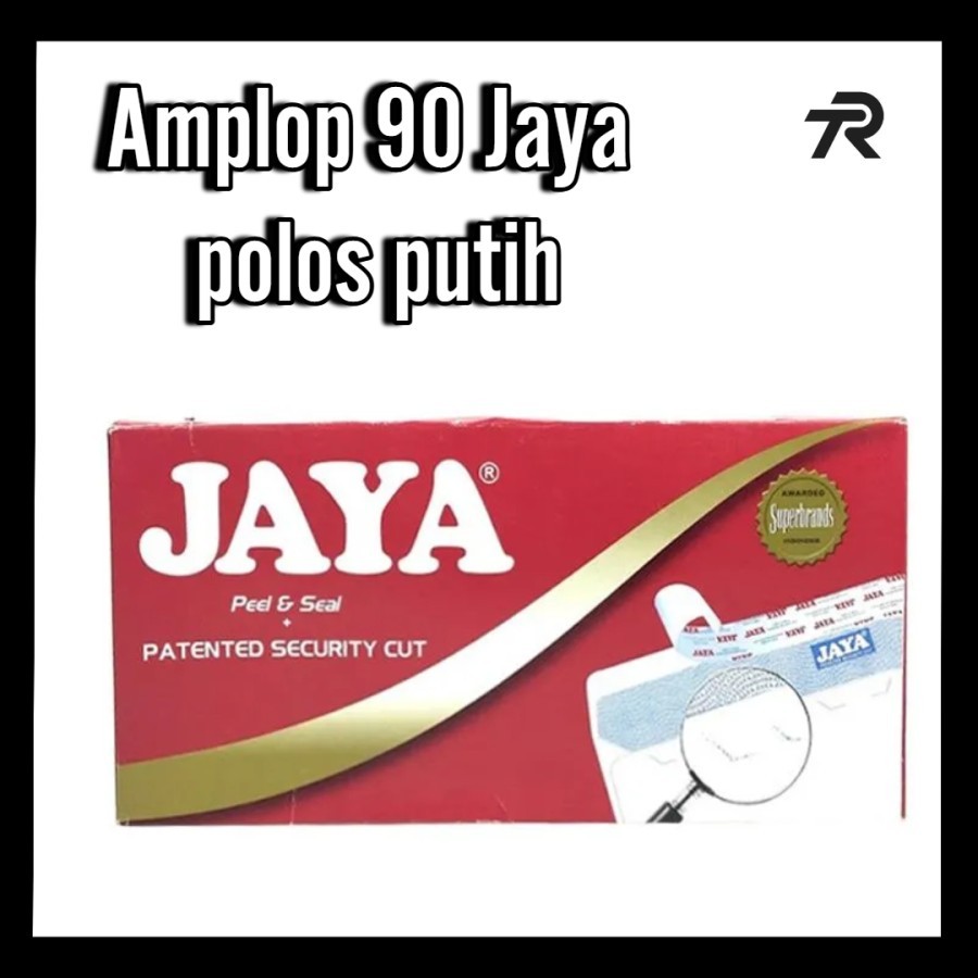 

Amplop 90 Jaya Putih Polos JAYA seal ( isi 100 pcs )