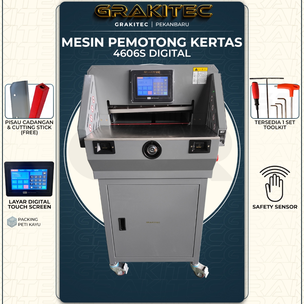 Mesin Pemotong Kertas Digital 4606S Grakitec