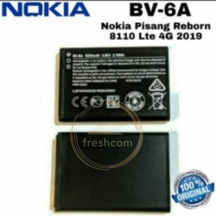 Baterai Original NOKIA 8110 4G Lte Reborn 2720 BV-6A BV6A BV 6A