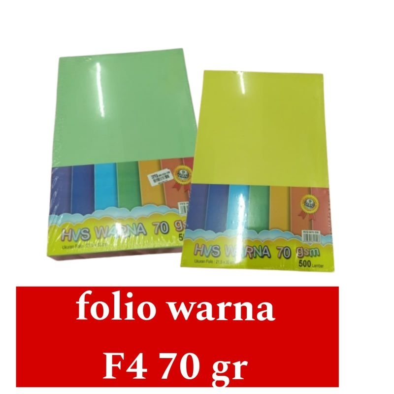 

hvs warna f4 70gr isi 100 lembar