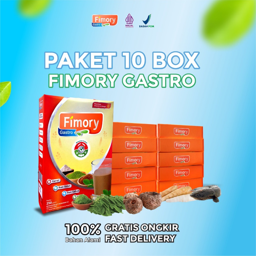 

PAKET 10 FIMORY Sereal Umbi Garut Atasi Asam Lambung Rasa Enak