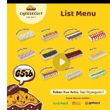 

cheesecuit bogel & reguler Ready tgl 20 April PO