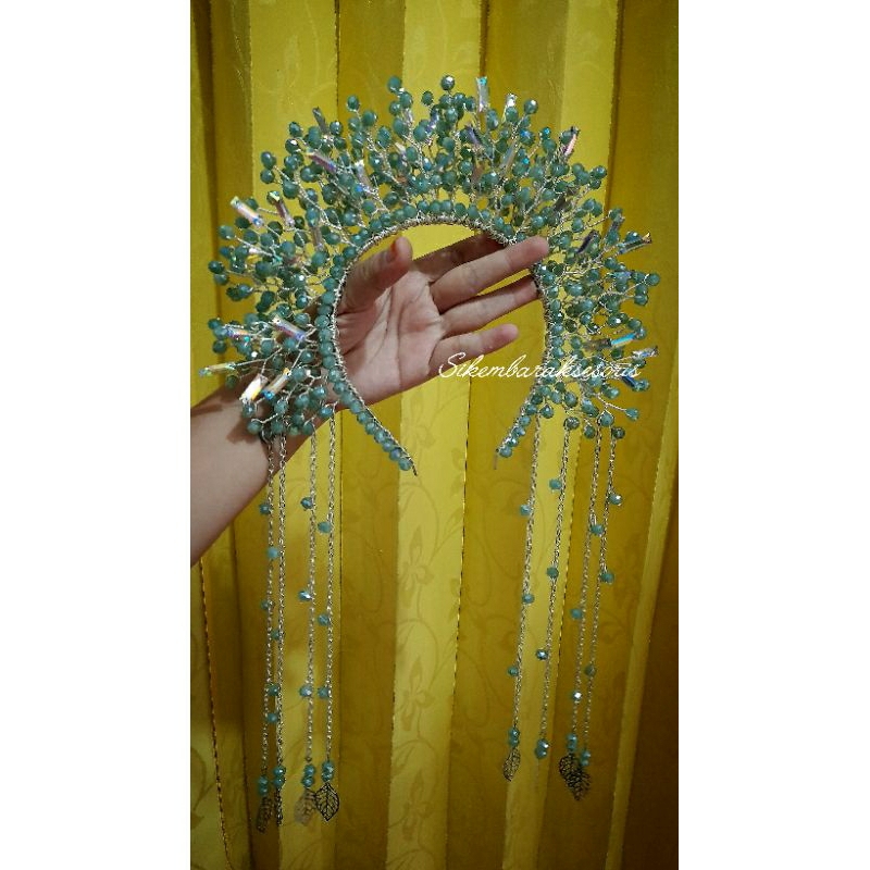 headpiece. sunting melayu. aksesoris pengantin malaysia