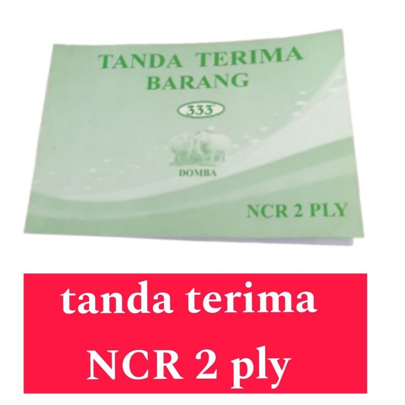 

bukti tanda terima barang NCR 2 ply 1/4 folio ukuran 16x10.5 cm