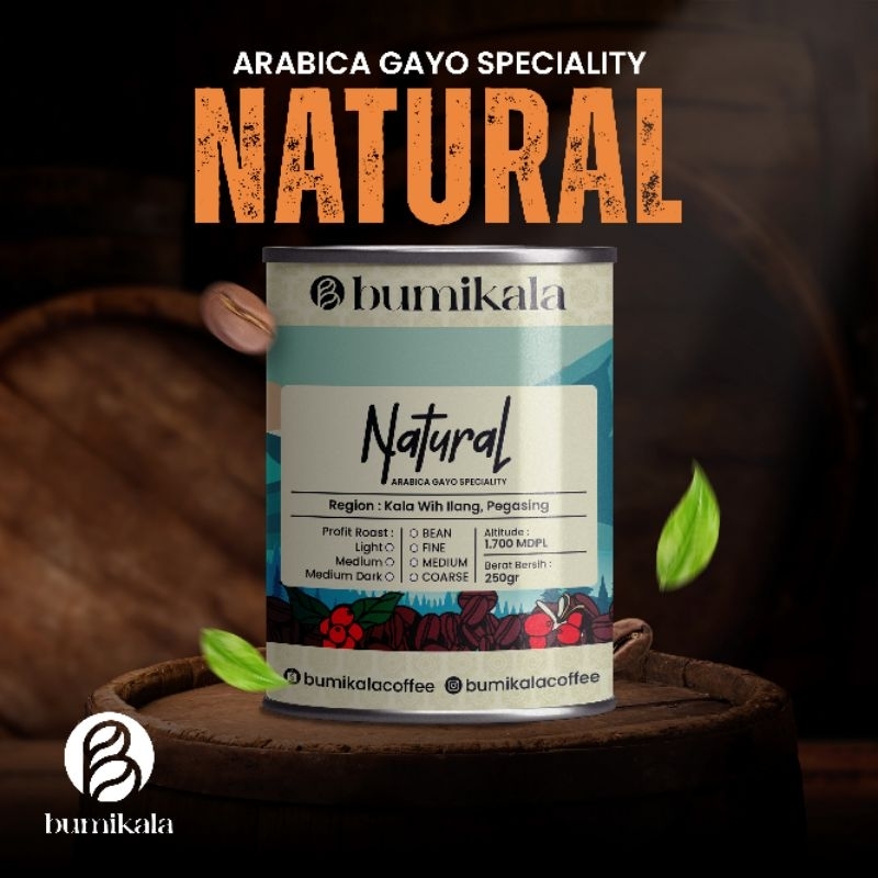 

KOPI ARABIKA GAYO Speciality NATURAL PROSES | 250 gram
