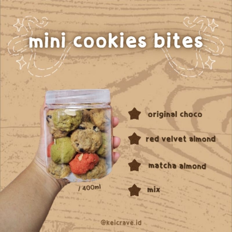 

mini cookies bites 400ml