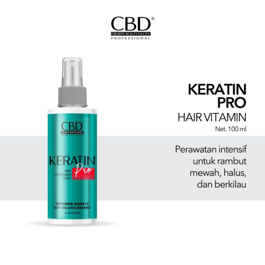 CBD - Keratin Hair Vitamin Spray 100ml | CBD Professional Keratin Pro Daily Hair Vitamin Spray 100ml