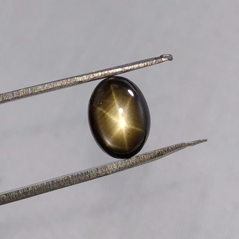 Batu black safir star asli original natural