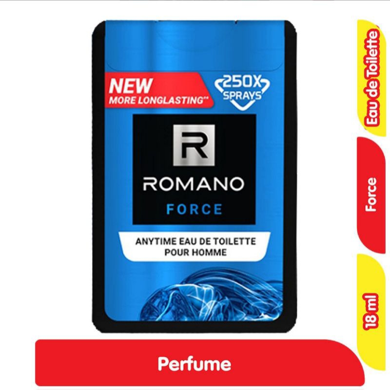 ROMANO Anytime Eau de Toilette Parfum Saku Pria Force 18 ml