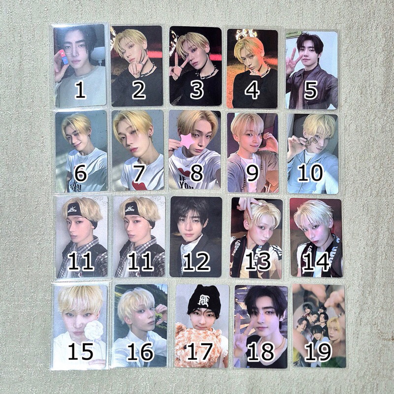 Enhypen Sunghoon Sunoo Jungwon Official Photocard - Romance : Untold - R:U LD POB Benefit YZY Yizhiy