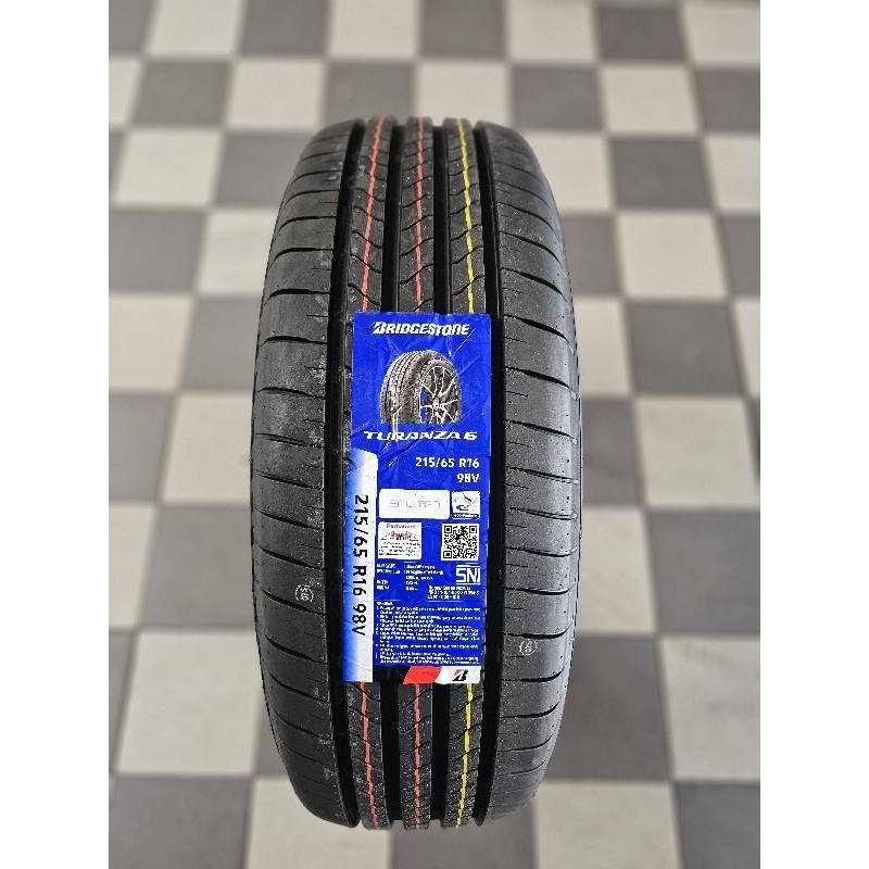 Ban Bridgestone Turanza 6 215/65 R16 (Ban Terios, Alphard, Xtrail)