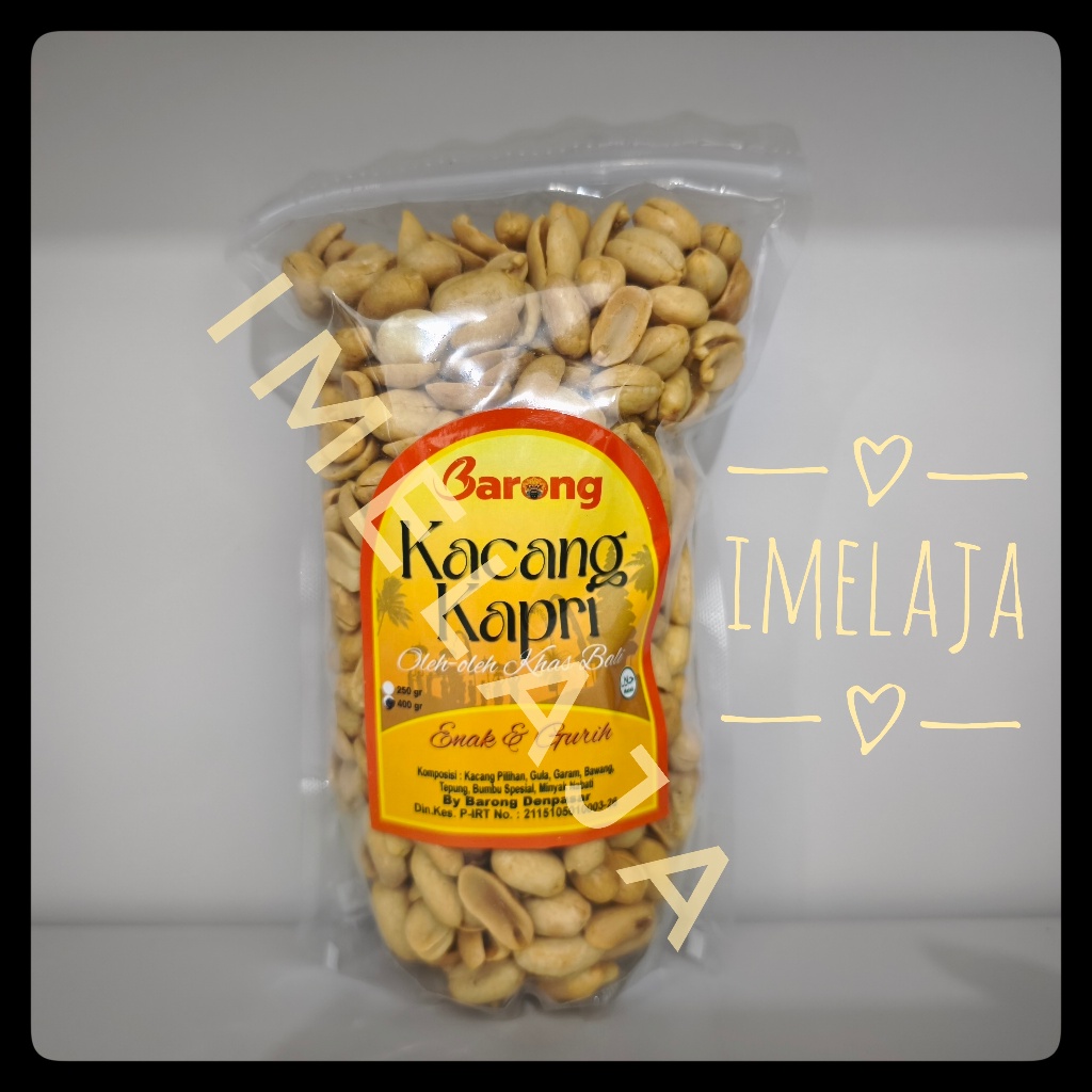 

Barong" Kacang Bali Kapri 400 Gr