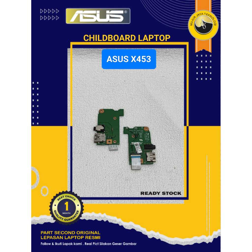 Childboard IO USB HDD CR Audio Board Laptop ASUS X453M X4553MA X453S X453SA 60NB0A70-IO1020 Original