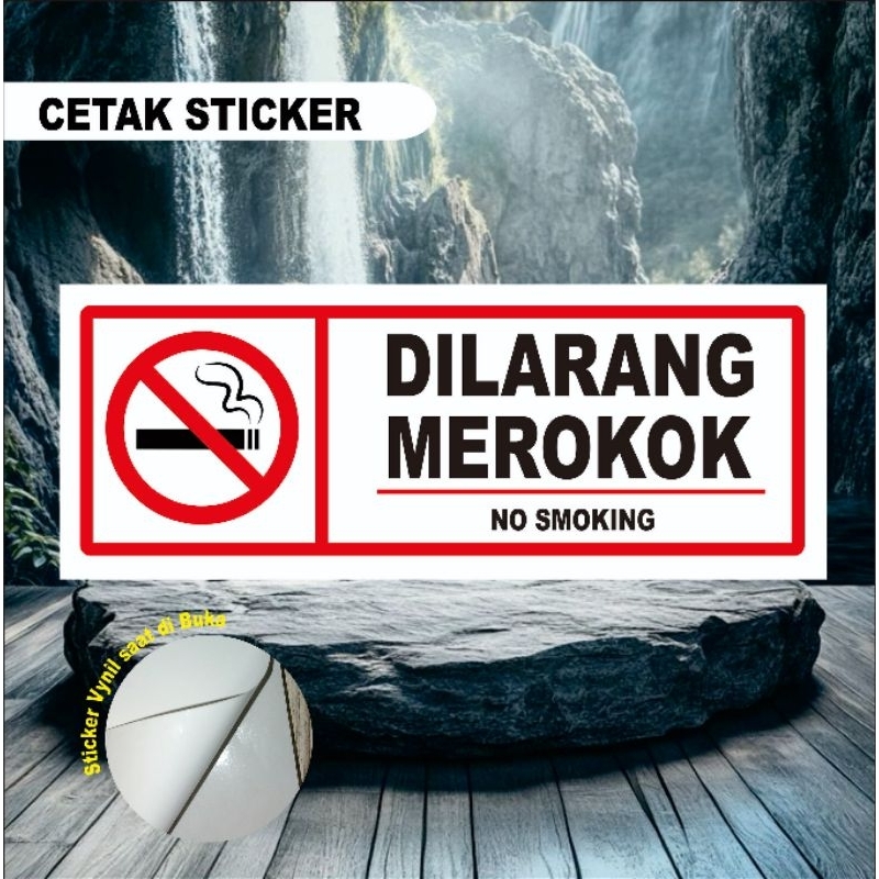 

Sticker Dilarang merokok