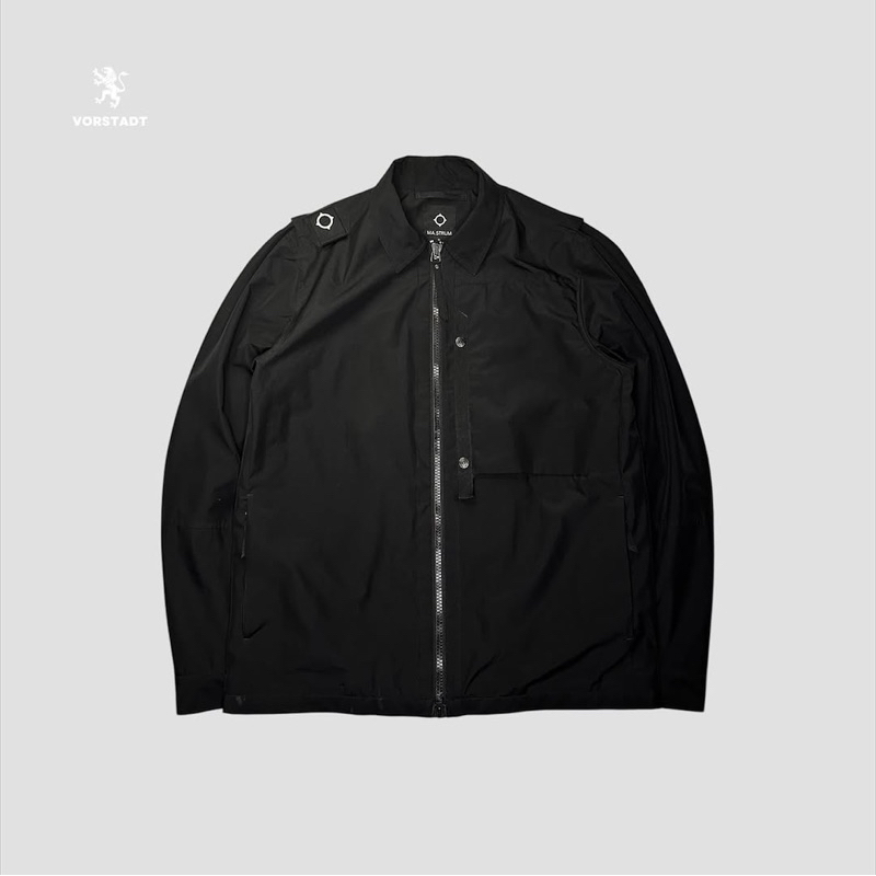 MA.Strum Fleece Lined Overshirt Black