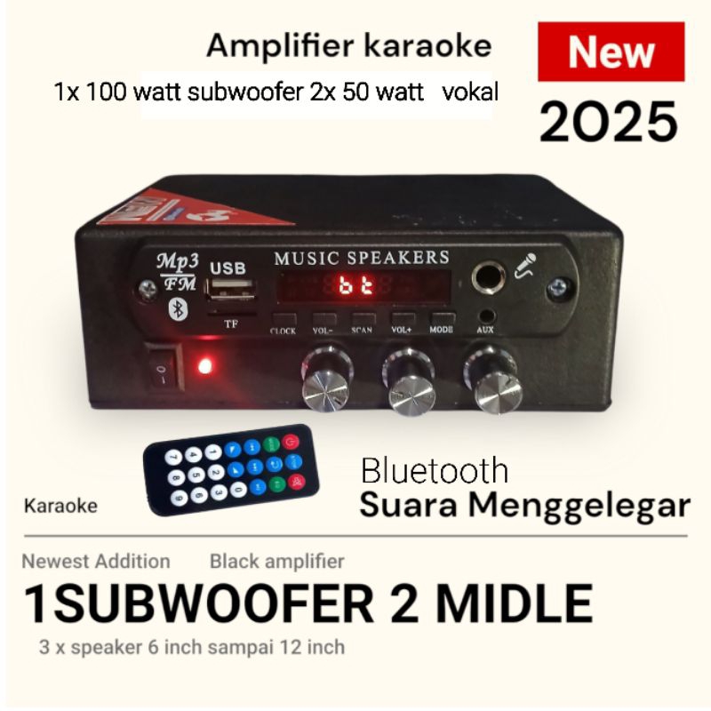 power amplifier subwoofer  bluetooth amplifier rumahan amplifier  2 1 amplifier terbaru amplifier ne