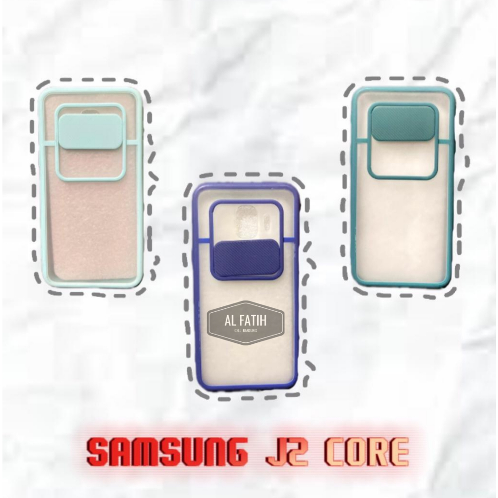Case Samsung J2 Core Softcase Pro Camera - Candy Case - Casing Macaron - Case Polos - Silikon Hp
