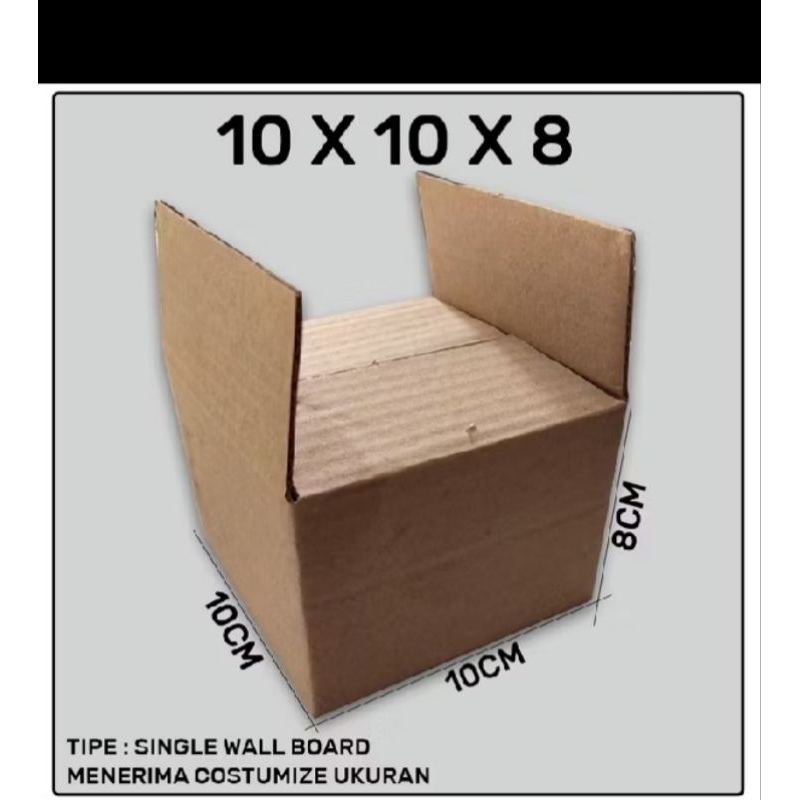 

Kardus box peacking uk 10x10x8 cm
