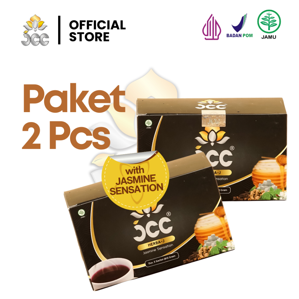 

JCC Herba J Paket 2 Box Minuman Herbal Jamu Bubuk Aroma Melati dan Madu Terdaftar BPOM