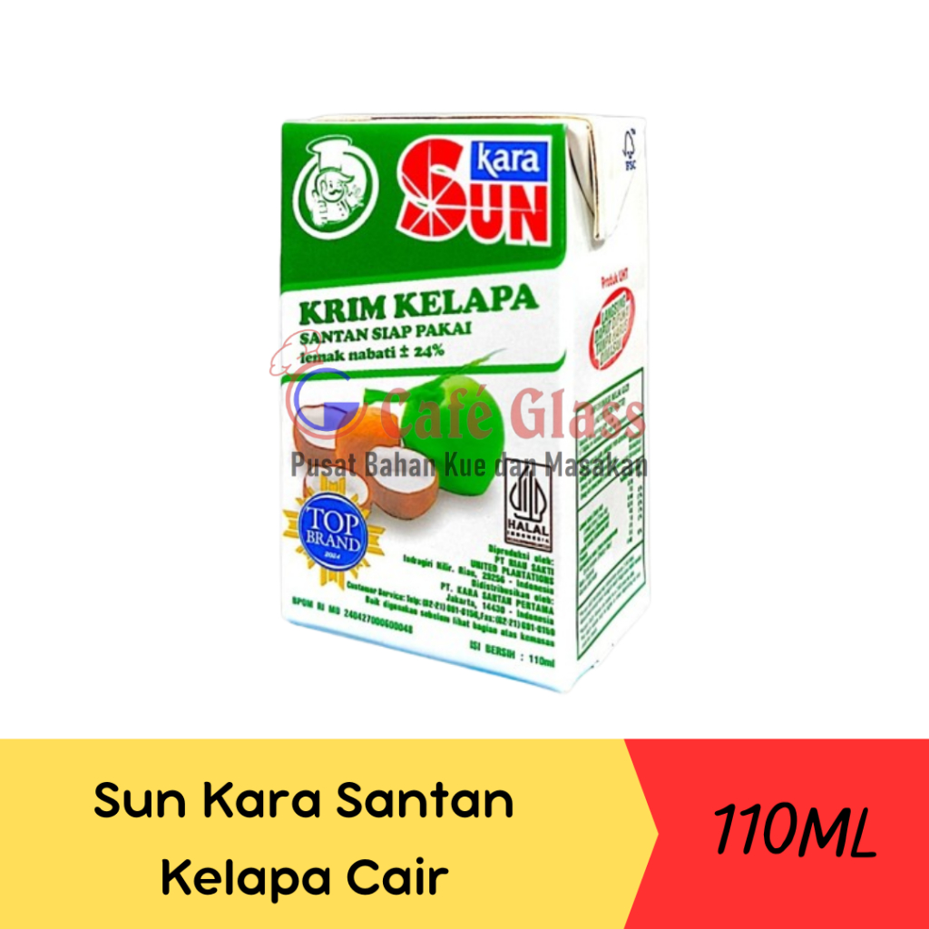 

Sun Kara Santan Kelapa Cair / Santan Cair Instan-110Ml