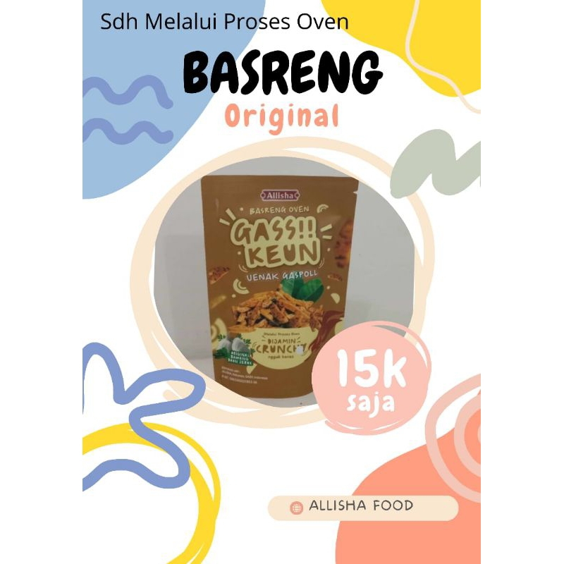 

Basreng Oven Original Bawang Daun Jeruk Allisha