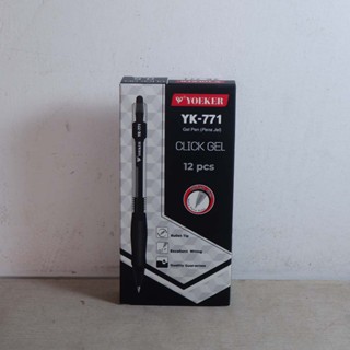 

Nerrd Pulpen Yoeker Click Gel Pen Hitam Murah 0.5
