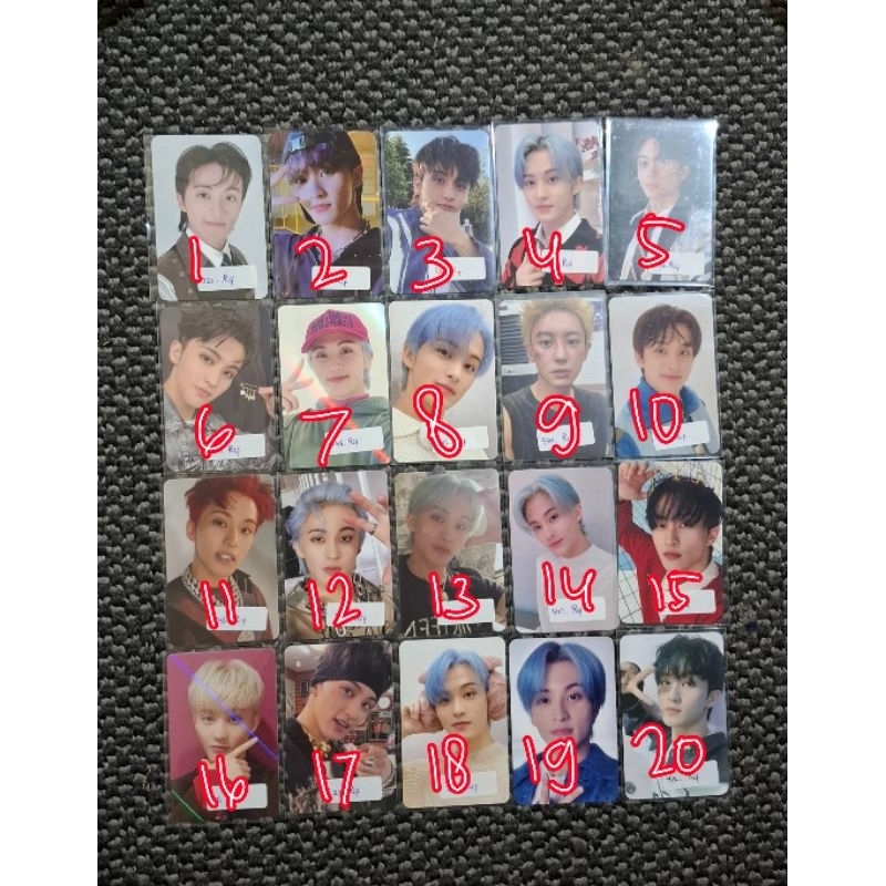 photocard murah mark lee nct 127 nct dream birthday md steampunk kms glow in the dark gtid extrovert