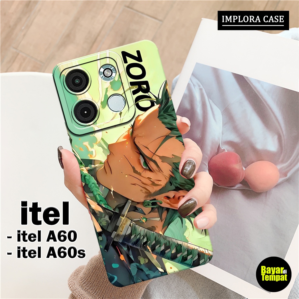 Softcase Itel A60 / A60s - Motif Anime - IMPLORA CASE - Casing Itel A60 / A60s Case Hp Itel A60 / A6