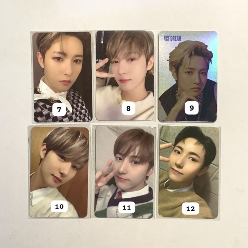 Photocard Renjun candy unboxing event mernel keyring md tds holo reload ridin tc universe smtown ar 