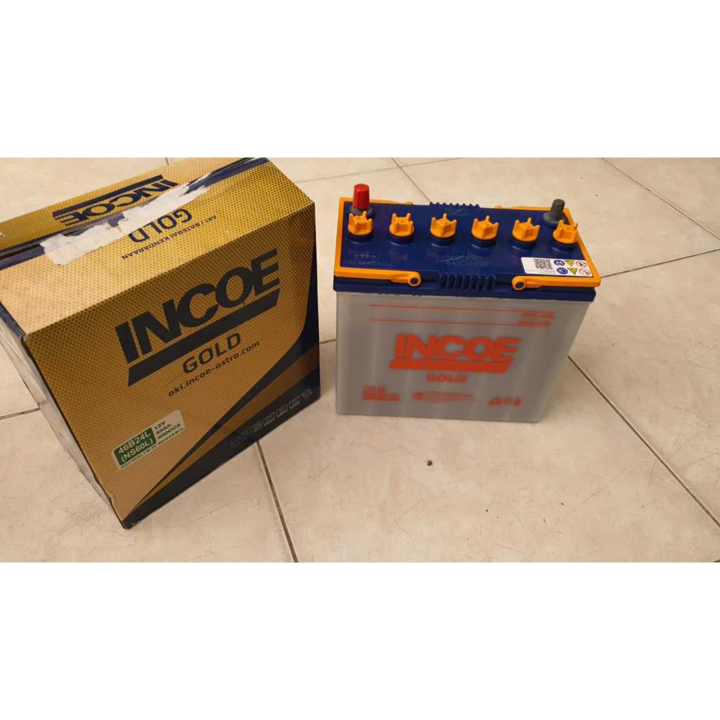 Aki Basah Incoe gold Ns60L/46B24L (45AH)