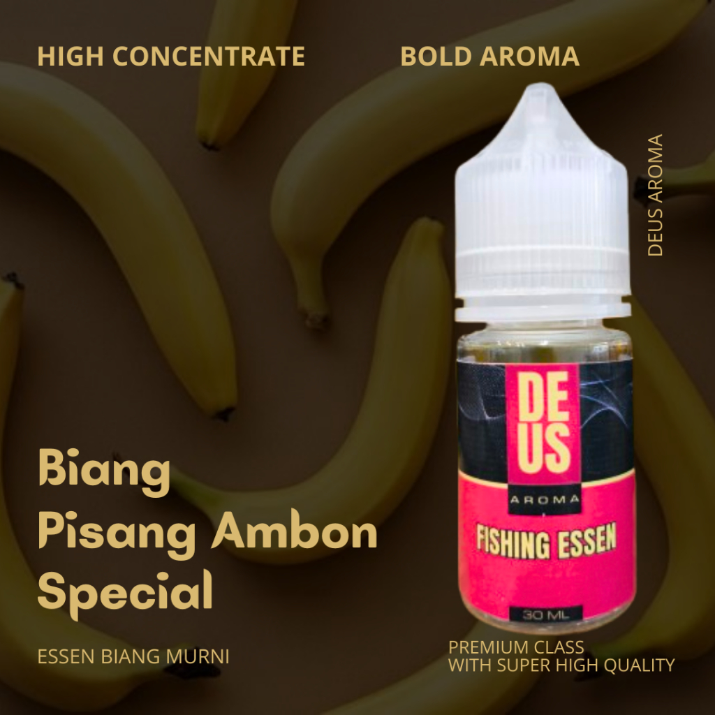 Essen Biang Deus PISANG AMBON SPECIAL Untuk Memancing Bawal Patin Lele Mas Nila